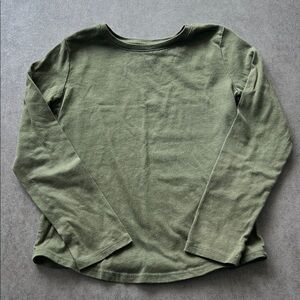 Wonder Nation Olive Green Long Sleeve Tee